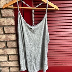 Women’s Nike Gray skinny strap tank top